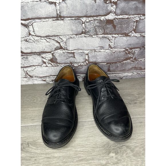 Mephisto Goodyear Welt Black Leather Oxfords Cap Toe Shoes Men’s Sz 8M US/41EU main image 5